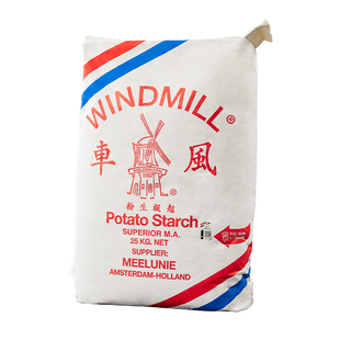 荷兰风车商用土豆超级生粉马铃薯淀粉勾芡包饺子的太白粉25kg*1包