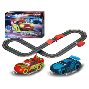 卡雷拉carrera轨道赛车玩具男孩儿童电动夜光版汽车总动员玩具