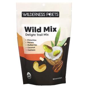 Wilderness Poets LLC有机混合物愉悦混合干果新鲜酥脆醇厚营