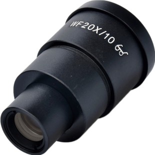 体式显微镜配件体视广角目镜WF20X/10X分划板高倍高清高眼点镜片