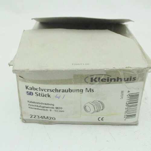Kleinhuis 2234M20 Cable Gland Ms M20, 9-13mm 41x Pieces