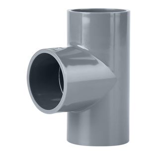 PVC管直角三通UPVC塑料排水管配件给水管等径接头配件大全20 25mm