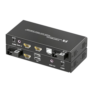 阿卡斯 高清HDMI音视频光端机转光纤数字延长转换收发传输器光端机1080P鼠标键盘传输单纤单模数字信号放大器