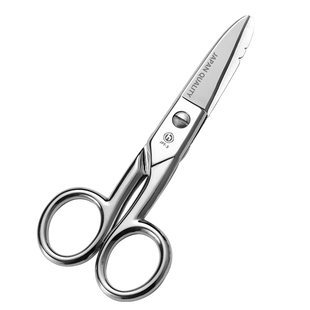 电工高级剪刀专用进口厚实不锈钢小号铅铁皮剪刀强力工业用