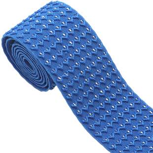 彩色高弹加厚裤子裤腰花边松紧带宽扁高腰腰带裙子橡皮筋服装辅料