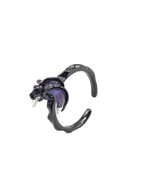 月牙开口戒指小众设计