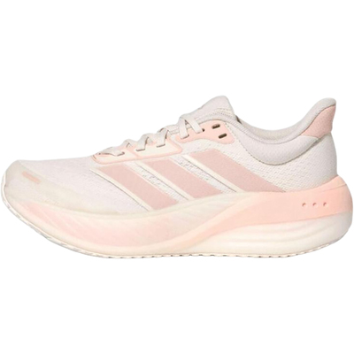 Adidas/阿迪达斯官方正品SUPERBOUNCE新款女粉米白色跑步鞋KK2374