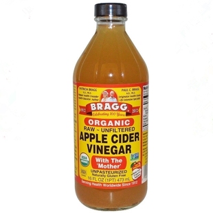 美国Bragg apple cider vinegar 苹果醋食用水果醋 含醋母473ml
