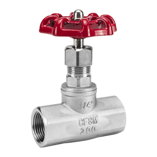 304不锈钢截止阀J11W内丝B型丝扣管道节流阀门水开关螺纹4分6分15