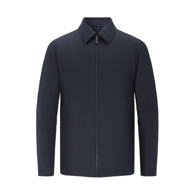 EMZ鄂尔多斯遮肚腩羊毛夹克男士