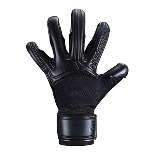 龙事达守门员手套儿童成人门将不带护指人草比赛黑色透气大火足球