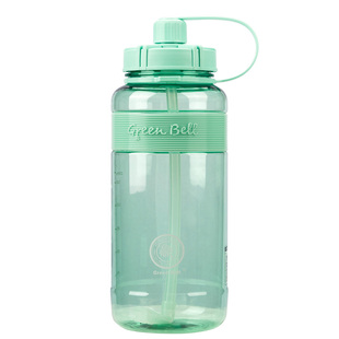 绿贝运动大容量夏季塑料水壶男女学生便携吸管水杯太空壶直饮户外