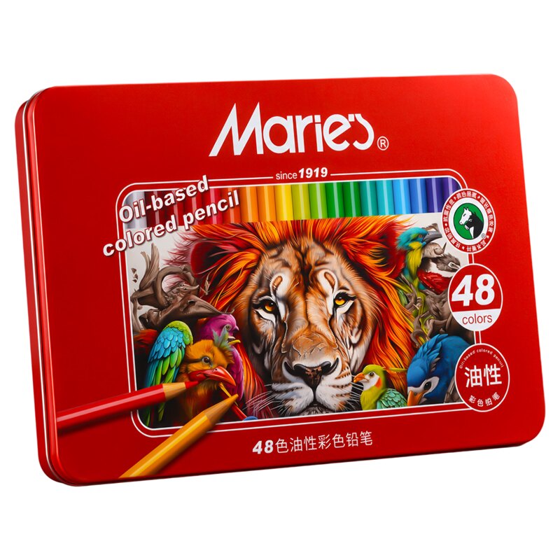 马利彩铅油性水溶性美术生绘画