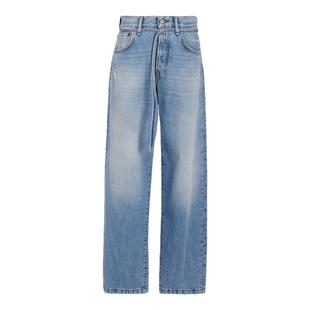 ACNE STUDIOS 春夏新款女士水洗直筒牛仔裤银泰百货精品 301574