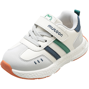 牧童男童运动鞋春秋新款轻便减震女童鞋子软底小童休闲鞋儿童跑步