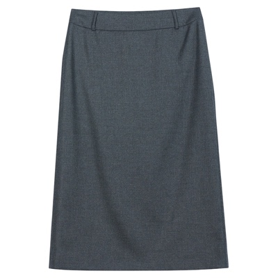 Gobi戈壁25冬季纯色基础款简约百搭羊绒女士时尚半身裙WO0018