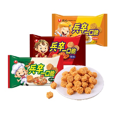 农心兵卒辣味干吃面口感丰富