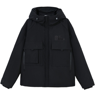 [商场爆款]杰克琼斯秋冬新款时尚潮流连帽羽绒服男装225412004