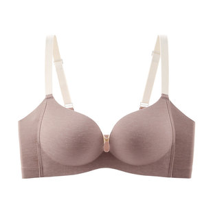 无痕内衣女小胸聚拢显大加厚3cm乳胶胸罩收副乳防下垂无钢圈文胸