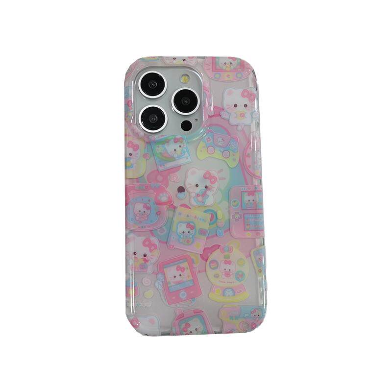趣味网红少女心可爱卡通适用苹果14手机壳iPhone16ProMax新款13pro防摔15pro硅胶11女款12创意全包
