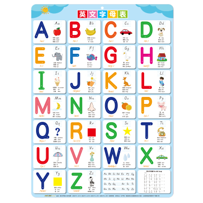 【老师推荐】26个英文字母表挂图