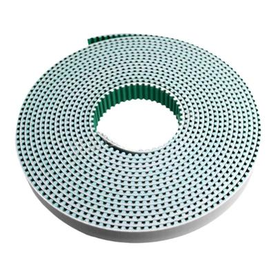  钢丝开口带聚氨酯包绿布5m8M