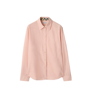 【24期免息】BURBERRY女装 常规版型棉府绸衬衫 多色