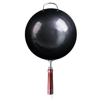 陈枝记家用炒锅无涂层铁锅老黑锅