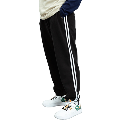 蘑菇兔胖男童藏青色校服裤春秋款