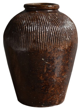 老旧陶瓷罐子花瓶插花花盆瓷器