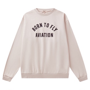 AVIA爱威亚秋冬运动休闲外套运动卫衣复古圆领套头衫百搭时尚长袖