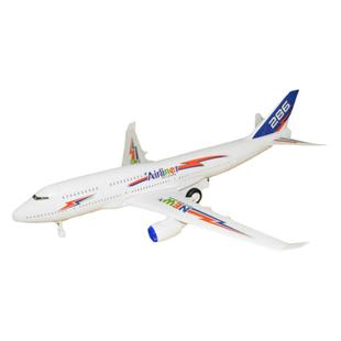 68厘米超大号飞机玩具仿真模型飞机客机声光惯性拼装男孩儿童耐摔