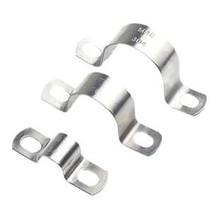 304不锈钢加厚骑马卡管卡管夹管支架管扣喉箍水管夹U型管欧姆抱箍