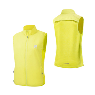 跑步p棉马甲秋冬户外晨跑防风保暖坎肩男女休闲运动外套立领上衣