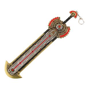 28CM斗罗2动漫周边武器模型季绝尘审判之剑金属刀剑工艺兵器摆件