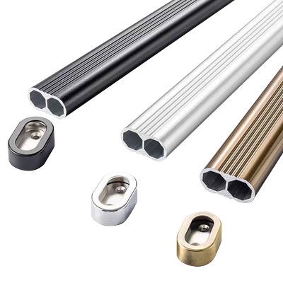 衣柜挂衣杆固定五金加厚