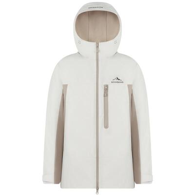 波司登防风防水连帽短款冲锋衣