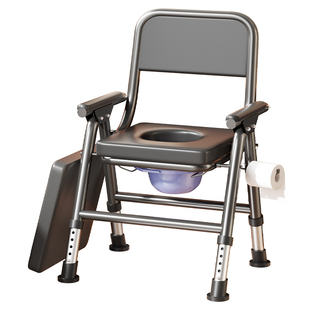 老人孕妇老年人坐便器移动马桶厕所蹲厕坑坐便凳折叠坐便椅子家用