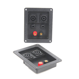 音箱接线盒带卡侬头母座咪头插座接线柱舞台音响配件喇叭线盒多款