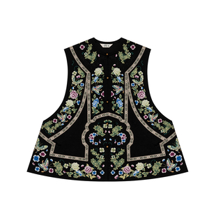 织造司[蔓蔓瓜蝶]原创清汉女重工苏绣马甲坎肩女款2025新款背心