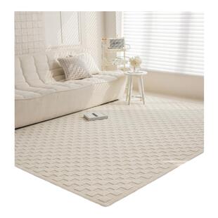 硅藻丝客厅防水大地毯垫新款法式奶油风免洗可擦卧室沙发轻奢高级