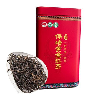 2025年新茶湘西保靖黄金茶2号红茶蜜香耐泡100克罐装