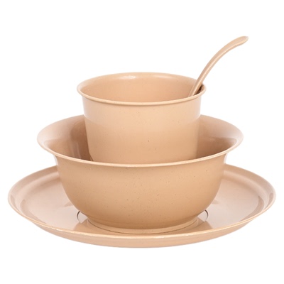 稻壳一次性餐具四件套食品级家用