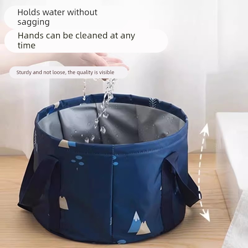 旅行洗衣袋旅游神器便携户外水盆泡脚桶水桶外出折叠盆一次性洗脚