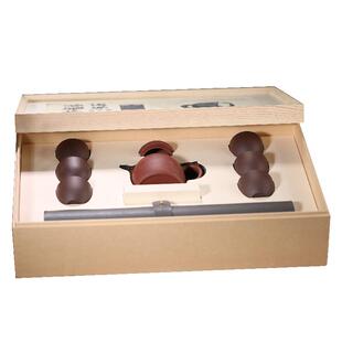 清朴堂宜兴原矿紫砂壶秦权套装手工紫砂壶杯茶具套装功夫茶壶礼盒