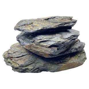 鱼缸造景石套餐天然大块溪流片岩石主石造景装饰乌龟缸爬宠虫晒台