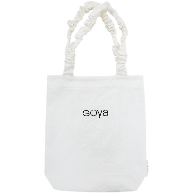 SOYA进口棉麻慵懒帆布包托特包