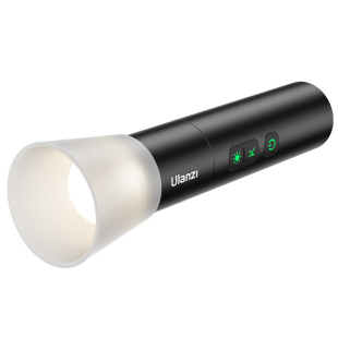 Ulanzi优篮子 LM07摄影手电筒补光灯双色温氛围灯光影人像打光拍摄投光灯户外露营照明拍照造影灯