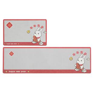 厨房地垫吸水防滑防油可擦免洗浴室卫生间脚垫硅藻泥门口家用地毯