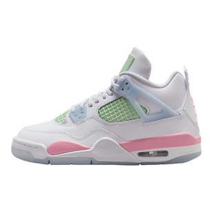 NIKE耐克童鞋Air Jordan 4缓震支撑复刻大童篮球运动鞋IB7068-100